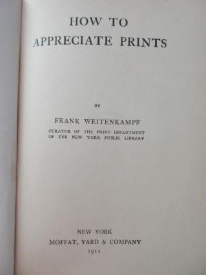 1 A 25 : How to appreciate prints (1911)