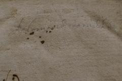 - (Sass, Salomons Samuel), Von Hand: Autogramm; 'Salomons Samuel S.'. 