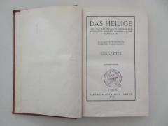 1 B 94&lt;15&gt; : Das Heilige : über das Irrationale in der Idee des Göttlichen und sein Verhältnis zum Rationalen (1926)