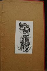 - (Ramselaar, Antoon Cornelis), Etikett: Exlibris, Portrait, Motto, Name; 'exlibris veritas liberabit
Antoon Ramselaar'. 