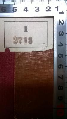C /KOM 1 : Kritische Betrachtungen über die Bodenreform (1907);- (Zentralstudienbibliothek des Karl-Marx-Institutes Wien), Etikett: Nummer; '2713'. 