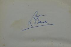 - (Franḳ, Leiv Yuda), Von Hand: Autogramm; 'L. Frank.'. 