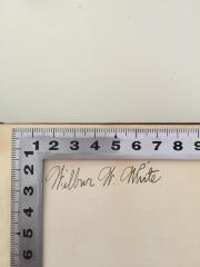 - (White, Wilbur W.), Von Hand: Autogramm; 'Wilbur W. White'. 