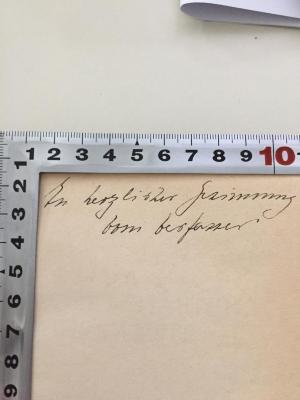 - (Erdmann, Lothar ), Von Hand: Widmung; 'In herzlicher Gesinnung vom Verfasser'. ;
1 D 100 : Die Gewerkschaften im Ruhrkampfe (1924)