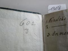 - (Jüdisch-Theologisches Seminar Fraenckel'scher Stiftung (Breslau) ), Von Hand: Signatur, Nummer; '602 3'. 