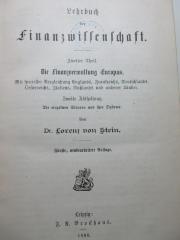 
1 D 178&lt;5&gt;-2,2 : Die einzelnen Steuern und ihre Systeme (1886)