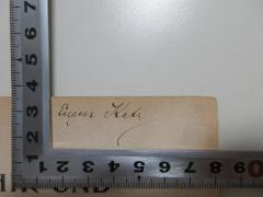 - (Katz, Eugen), Von Hand: Autogramm; 'Eugen Katz[?]'. 