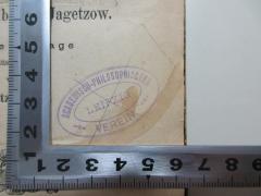 - (Akademisch-Philosophischer Verein Leipzig), Stempel: Name, Ortsangabe; 'Academisch-Philosophischer Verein Leipzig'.  (Prototyp)