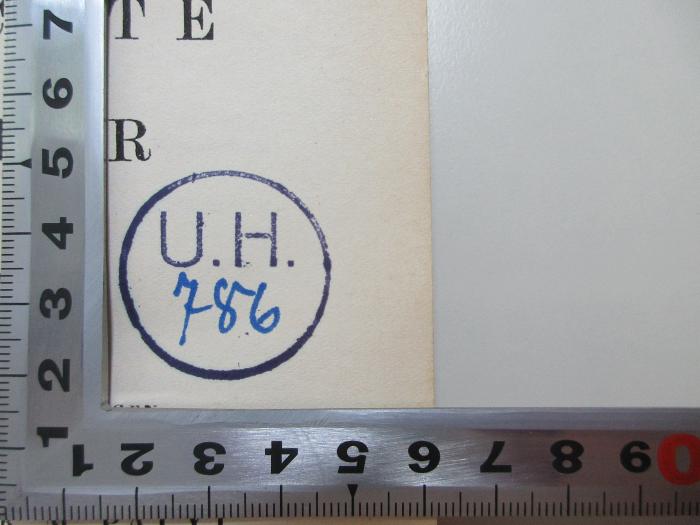 
1 D 29 : Wirtschaftsgeschichte : Abriß der universalen Sozial- und Wirtschaftsgeschichte : aus den nachgelassenen Vorlesungen (1923);-, Stempel: Initiale, Nummer; 'U.H. 786 [handschriftlich]'