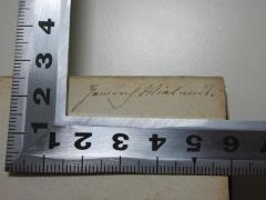 - (Wielandt, Heinrich), Von Hand: Autogramm; 'Heinrich Wielandt'. 