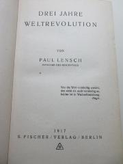 1 D 318<a> : Drei Jahre Weltrevolution (1917)</a>