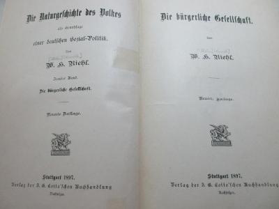 1 D 325&lt;9&gt;-2 : Die bürgerliche Gesellschaft (1897)
