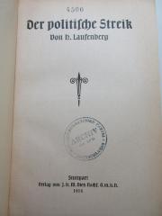 SG 229 : Der politische Streik (1914)