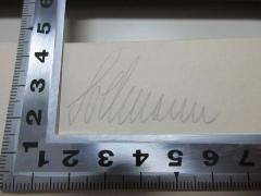 - (Sollmann, Wilhelm), Von Hand: Autogramm; 'Sollmann'. 