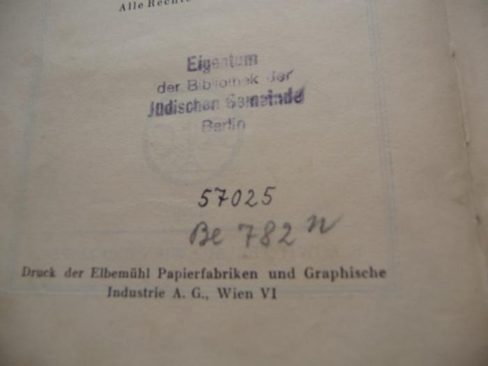  Sippurim. Prager Sammlung jüdischer Legenden. In neuer Auswahl und Bearbeitung. (1926);-, Von Hand: Signatur; '57025
Be 782n'