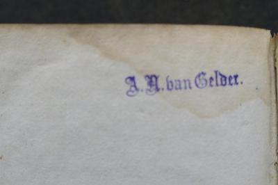 Asch1861 : מחזור עם כוונת הפייטן : לשמיני עצרת ושמחת תורה

 (1805);- (van Gelder, A. N.), Stempel: Name; 'A.N. van Gelder.'. 