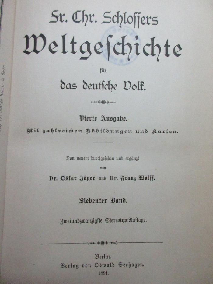 1 E 5&lt;4&gt;-7 : Geschichte des Mittelalters (1891)
