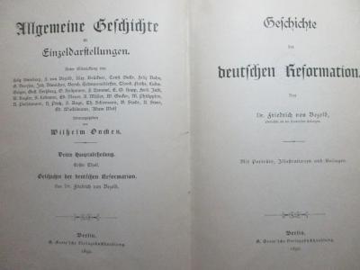 1 E 35<a>-3,1 : Geschichte der deutschen Reformation (1890)</a>