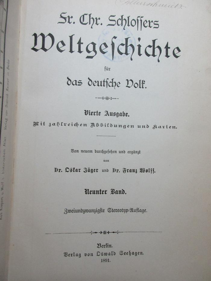 
1 E 5&lt;4&gt;-9 : Geschichte der neueren Zeit (1891)