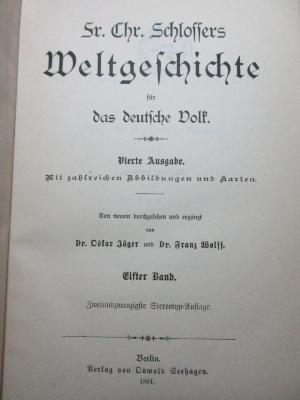 1 E 5&lt;4&gt;-11 : Geschichte der neueren Zeit (1891)