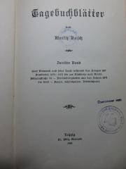 
1 F 100<a>-2 : Graf Bismarck und seine Leute während der Krieges mit Frankreich 1870-71 bis zur Rückkehr nach Berlin : Wilhelmstraße 76 - Denkwürdigkeiten aus den Jahren 1871 bis 1880 - Darzin, Schönhausen, Friedrichsruh (1899)</a>