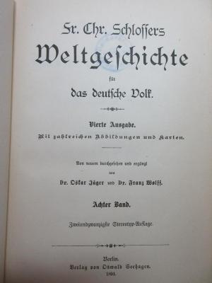 
1 E 5&lt;4&gt;-8 : Geschichte des Mittelalters (1891)
