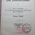 M 731 Jae : Die Internationale. Eine Denkschrift zur vierzigjährigen Gründung der internationalen Arbeiter-Assoziation (1904)