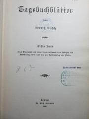 1 F 100<a>-1 : Graf Bismarck und seine Leute während des Krieges mit Frankreich 1870-1871 bis zur Beschießung von Paris (1899)</a>