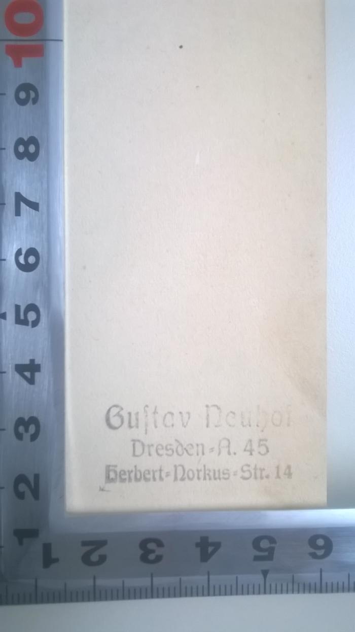 SU3a-Jug : Die Volkswirtschaft der Sowjetunion und ihre Probleme (1929);- (Neuhof, Gustav), Stempel: Ortsangabe; 'Gustav Neuhof Dresden - A. 45, Herbert-Norkus-Str. 14'. 
