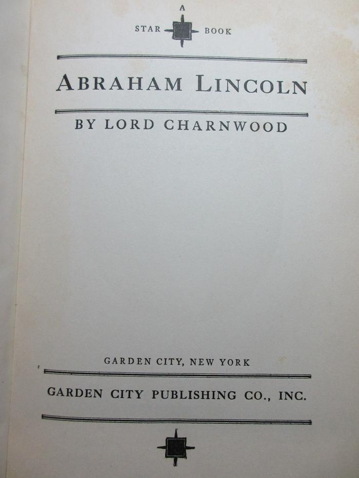 
1 F 167 : Abraham Lincoln (1917)