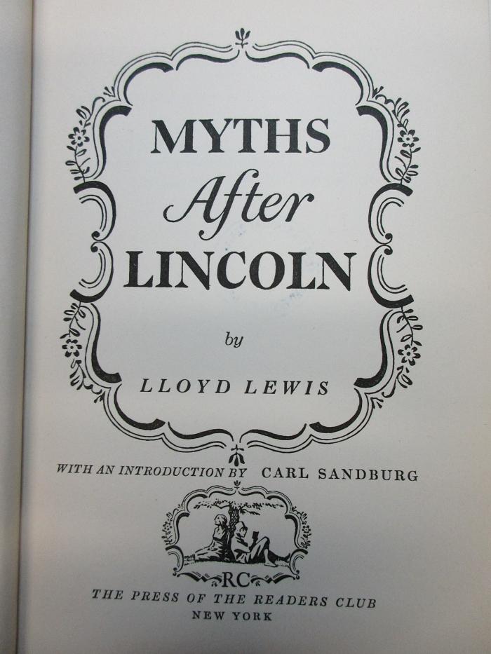 1 F 14 : Myths after Lincoln (1941)