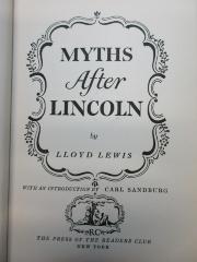 1 F 14 : Myths after Lincoln (1941)