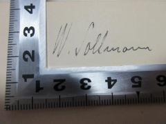 - (Sollmann, Wilhelm), Von Hand: Autogramm; 'W. Sollmann'. 