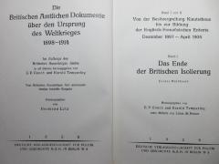 
1 F 274-1,1 : Von der Besitzergreifung Kiautschous bis zur Bildung der englisch-französischen Entente, Dezember 1897 - April 1904
1. Das Ende der britischen Isolierung (1928)