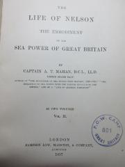 
1 F 254-2 : The life of Nelson, the embodiment of sea power of Great Britain (1897)