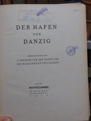 Co 731: Der Hafen von Danzig (1929)