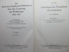 
1 F 274-8,1 : Schiedsgericht, Neutralität und Sicherheit (1933)