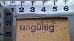 - (Marwitz, Bruno), Von Hand: Autogramm; 'Bruno Marwitz'. 