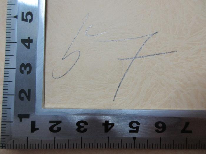 
1 F 362&lt;2&gt; : Uralte Sippen- und Familiennamen (1934);- (Bergungsstelle 057, Reichsstelle für Auswanderungswesen, Templin), Von Hand: Nummer; '57'. 
