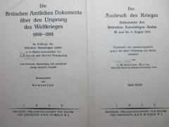 1 F 274-11,1 : Der Ausbruch des Krieges (1926)