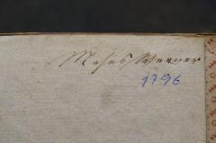 - (Werner, Moses), Von Hand: Autogramm; 'Moses Werner
'. 