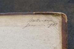 - (Sturkop, J. M.), Von Hand: Autogramm, Datum; 'J.M. Sturkop
Januaris 1903'. 