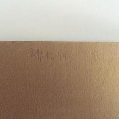 - (Brandenburg. Heimstätten GmbH Provinzielle Treuhandstelle für Wohnungs- u. Kleinsiedlungswesen), Von Hand: -; '29/12.44  3.80'. 