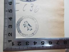 - (Königstädtisches Gymnasium (Berlin)), Stempel: Wappen, Name, Berufsangabe/Titel/Branche, Ortsangabe; 'Königstädtisches Gymnasium
Schülerbibliothek'.  (Prototyp)