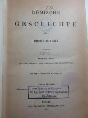 1 F 55&lt;4&gt;-5 : Die Provinzen von Caesar bis Diocletian (1894)