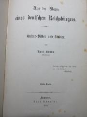 
1 F 70-1 : Aus der Mappe eines deutschen Reichsbürgers : Kultur-Bilder und Studien (1874)