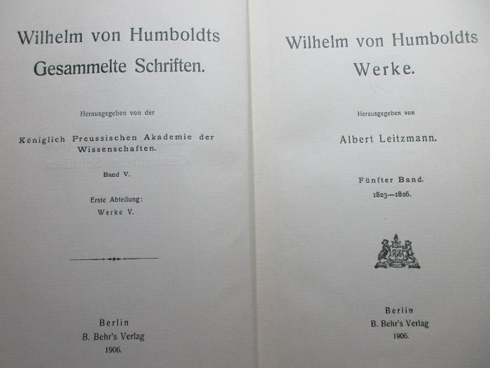 
1 G 297<a>-5 : Werke V : 1823 - 1826 (1906)</a>