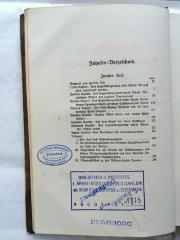 - (Institut für Arbeiterbildung Berlin-Dahlem;Bibliothek des Instituts für Arbeiterbildung Berlin-Dahlem), Stempel: Name, Ortsangabe; 'Bibliothek d. Instituts f. Arbeiterbildung Bln-Dahlem
ab XI/69 Neue Signatur und Systematik E 1873'. 