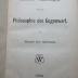 
1 G 287 : Kritische Wanderungen durch die Philosophie der Gegenwart (1890)
