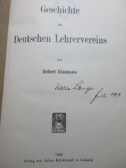 
1 G 344 : Geschichte des Deutschen Lehrervereins (1908)